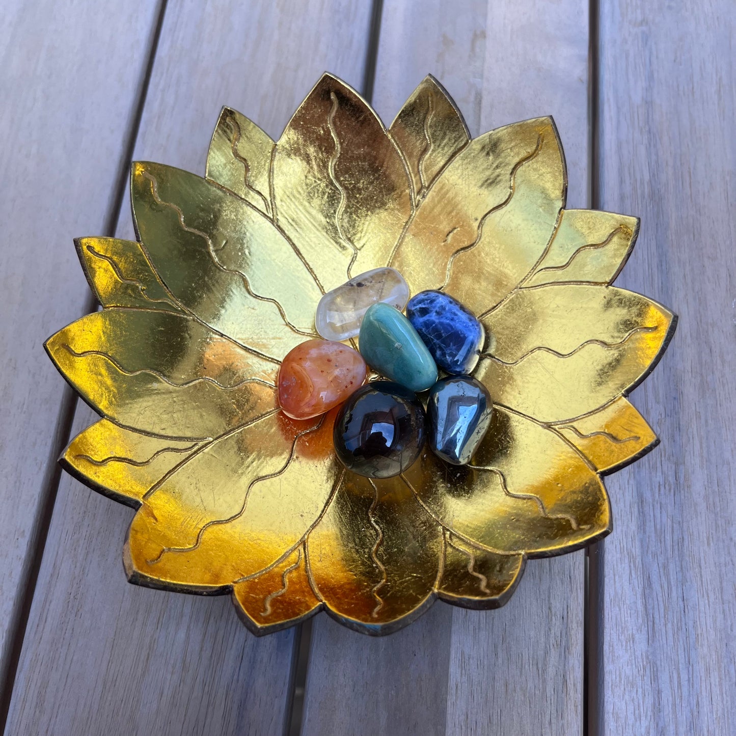 Decorative Coconut Shell lotus flower shaped bowl