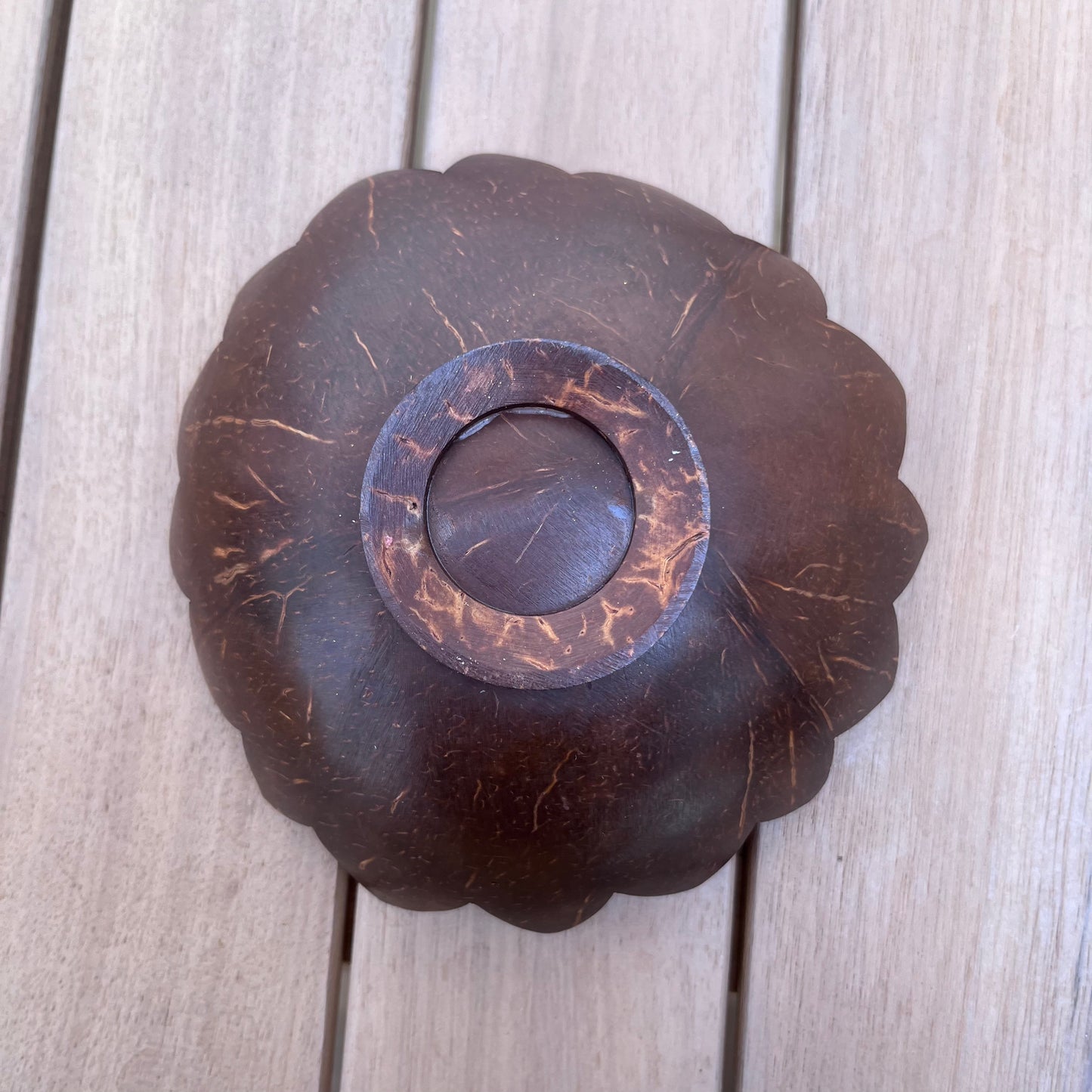 Decorative Coconut Shell lotus flower shaped bowl