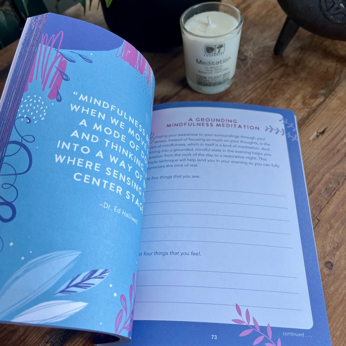 Peek Inside Evening Meditation Journal