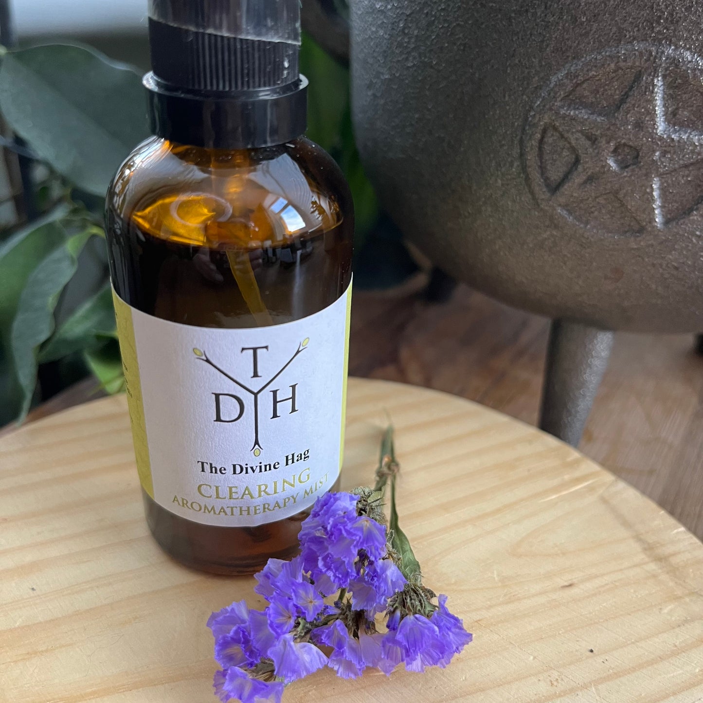 A Room Spray, created with a blend of essential oils for energy clearing , cleansing and energising