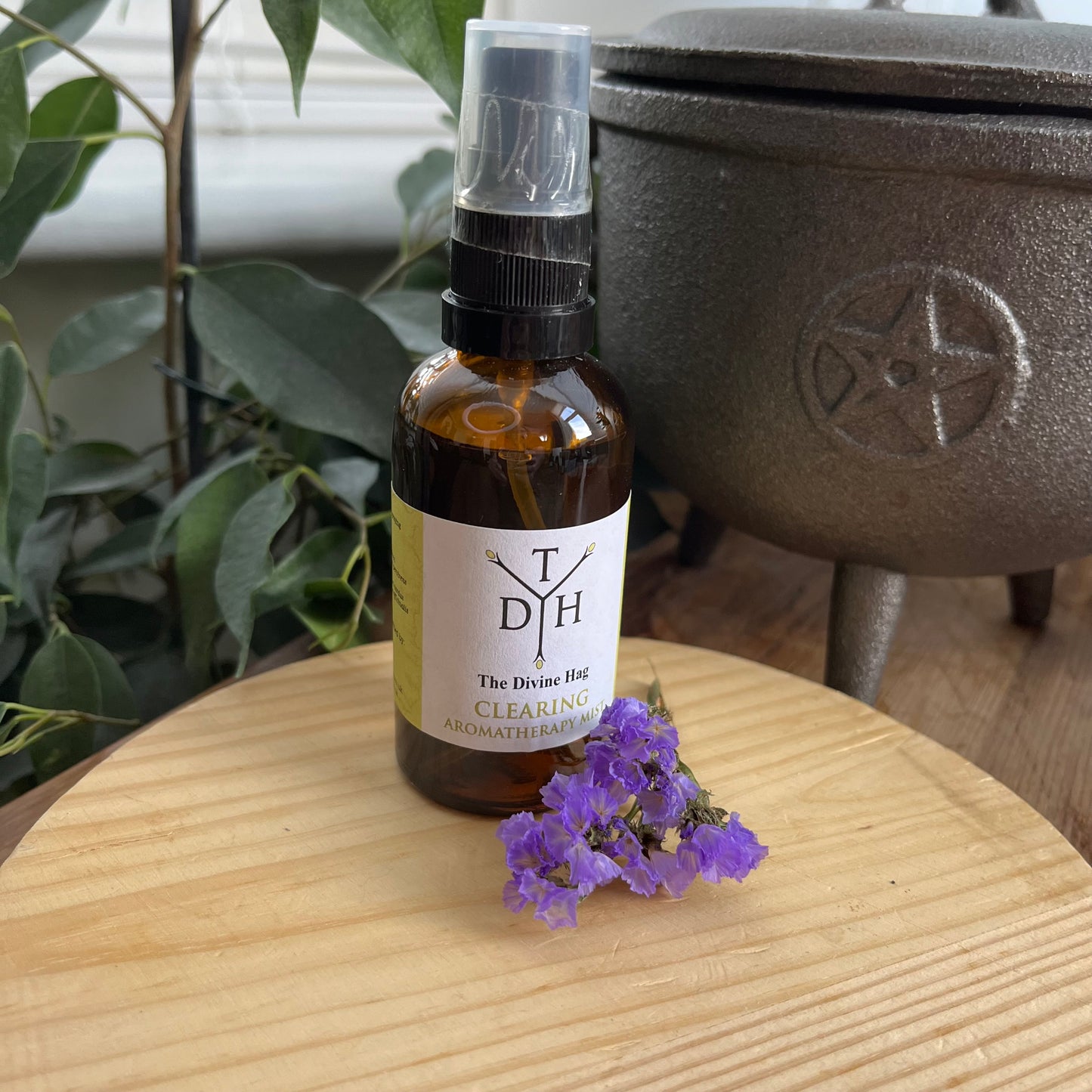 A Room Spray, created with a blend of essential oils for energy clearing , cleansing and energising