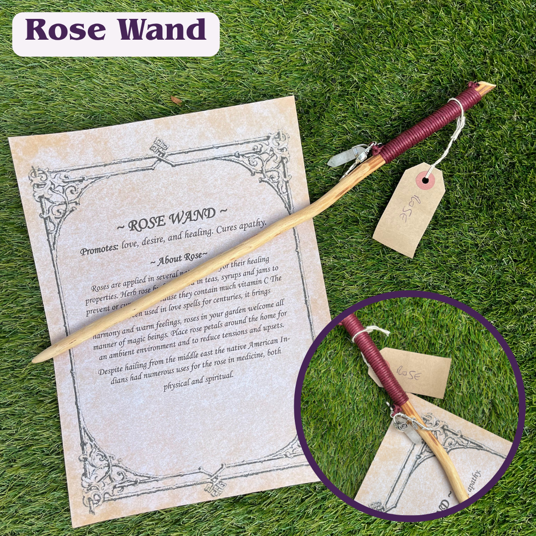 Handcrafted wands
