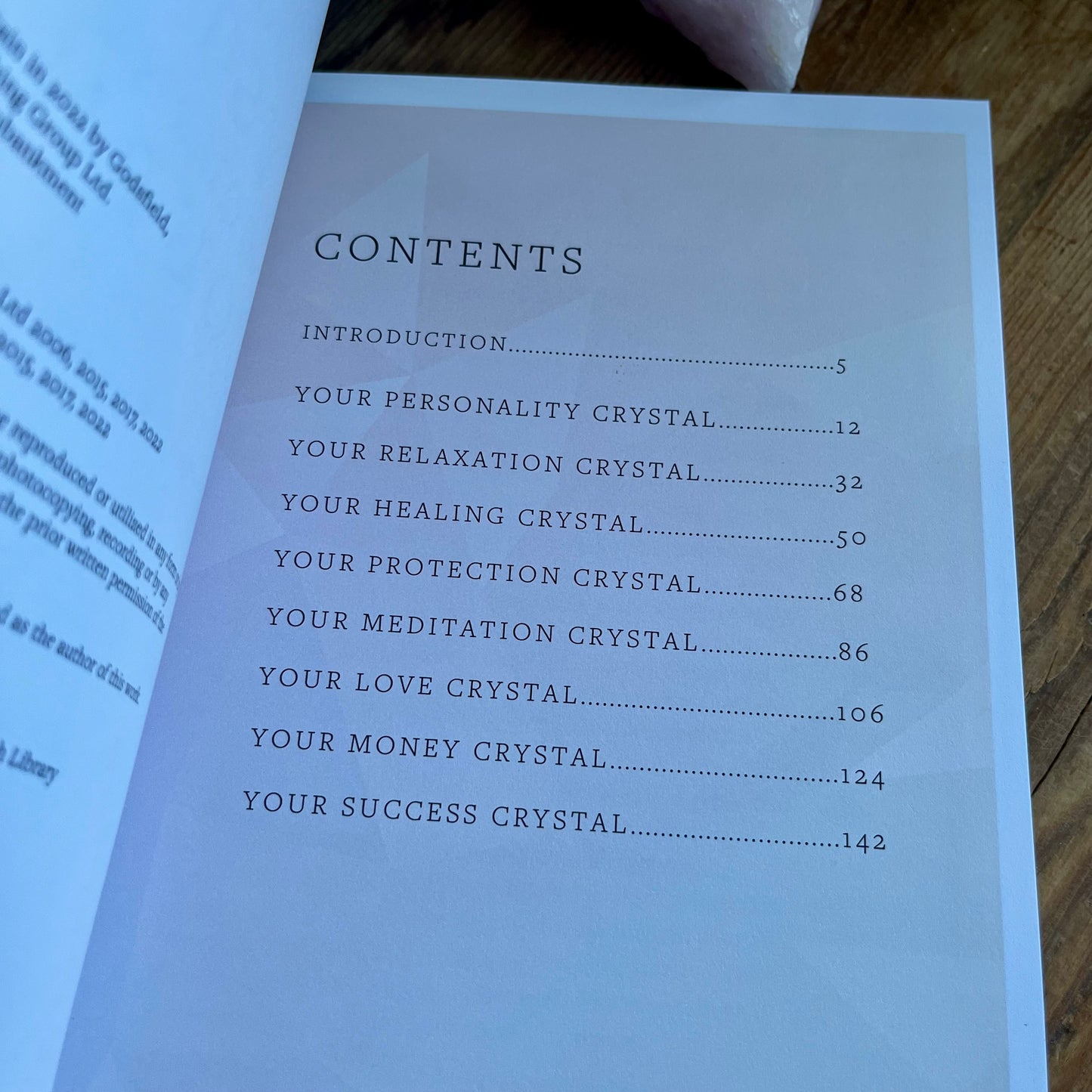 peek inside Your crystals your journey your journal