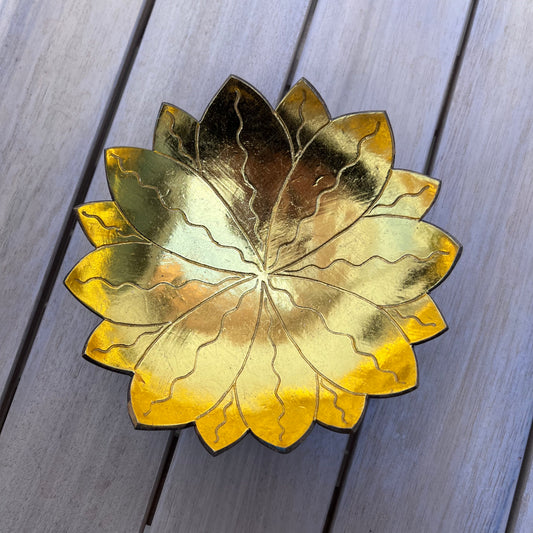 Decorative Coconut Shell lotus flower shaped bowl