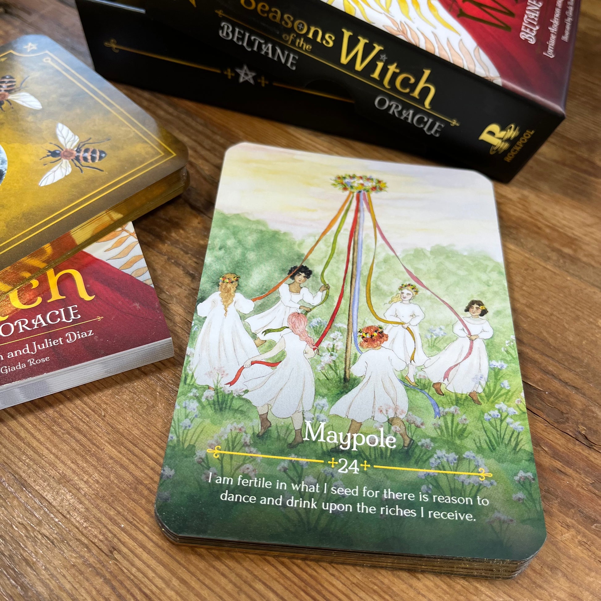 'Seasons of the Witch' Oracle card - Maypole