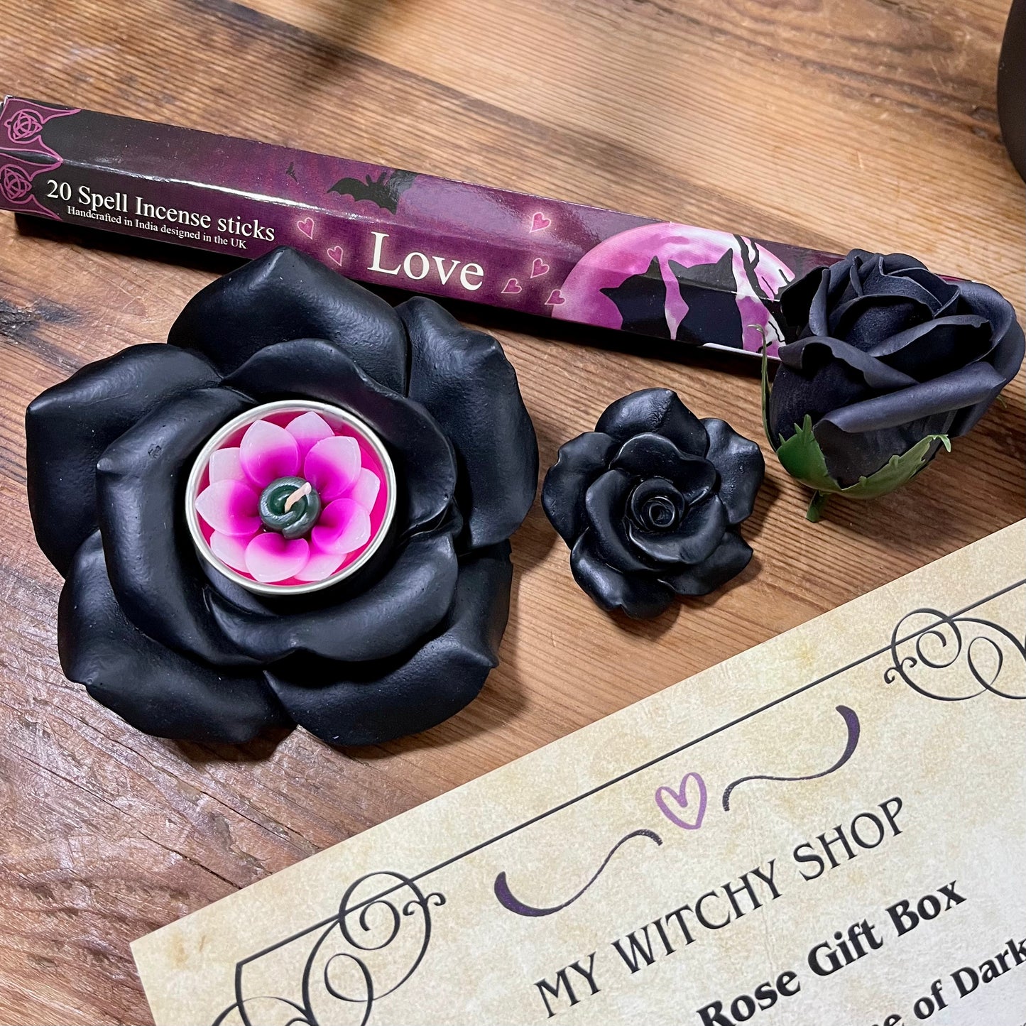Black Rose Transformation Gift Box