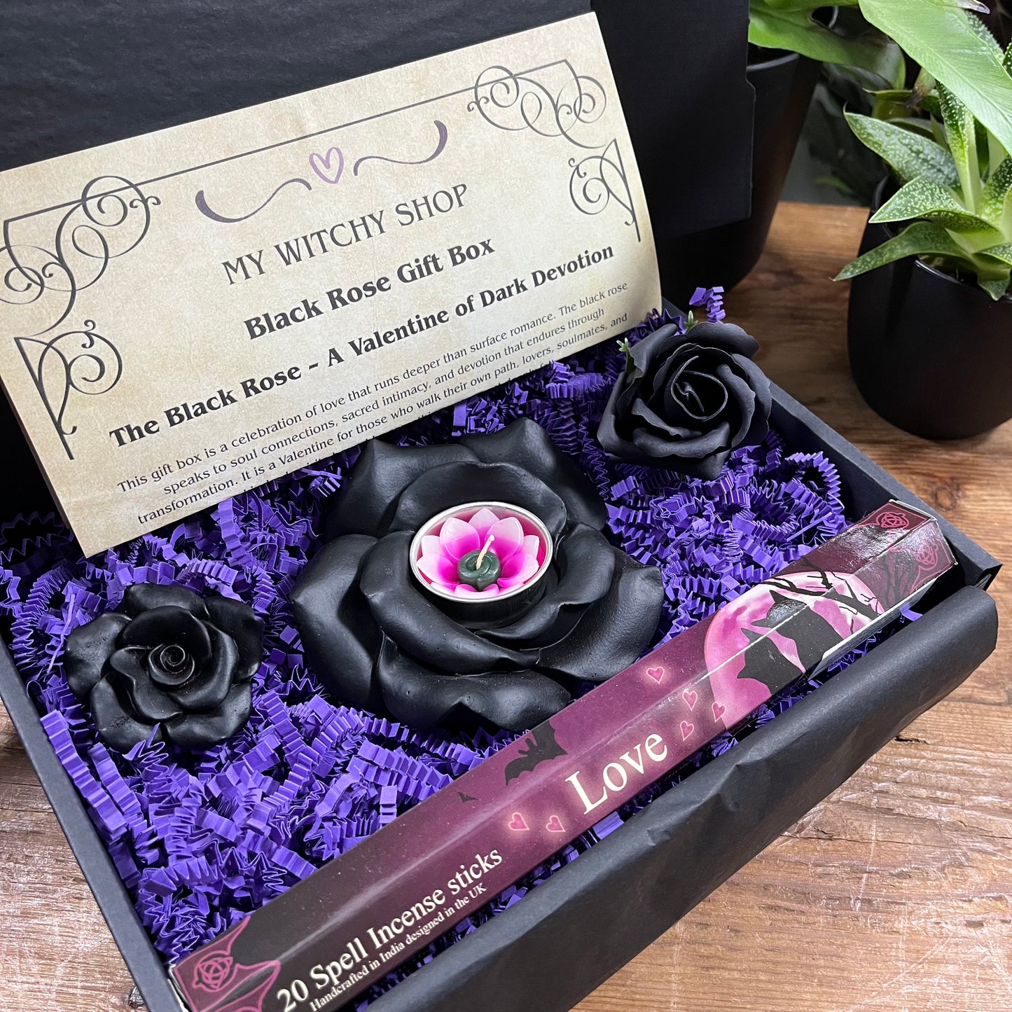 Black Rose Transformation Gift Box