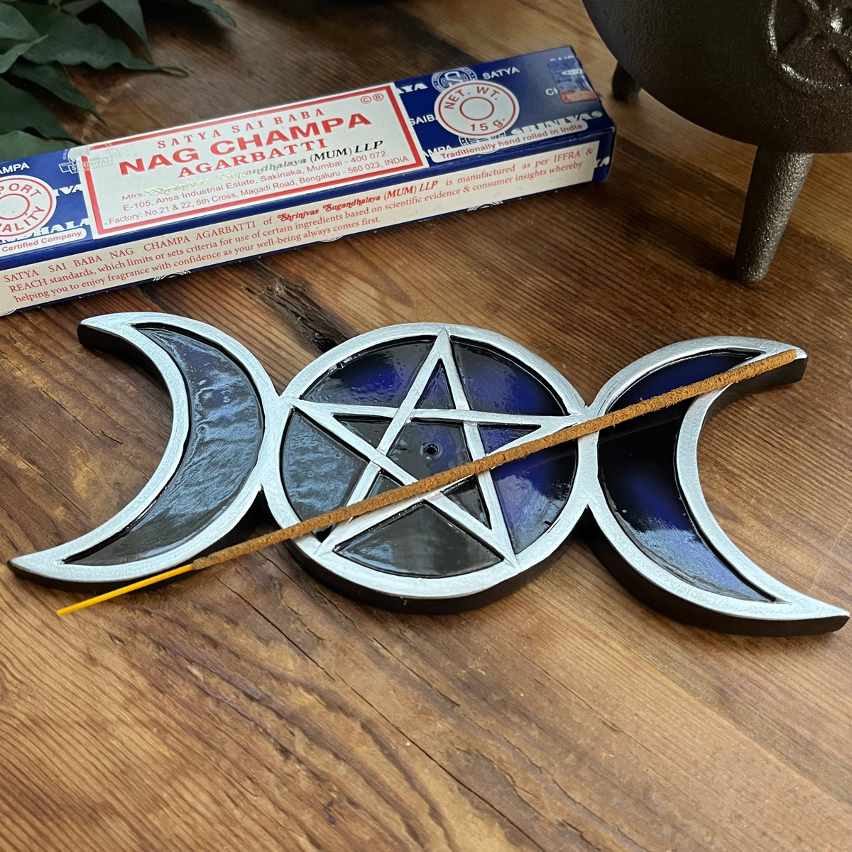 Lunar Trinity Incense Burner 21.5cm - Nemesis Now