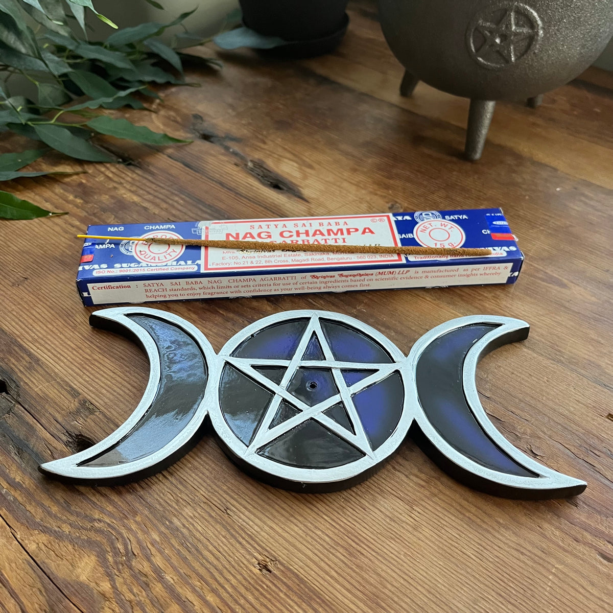 Lunar Trinity Incense Burner 21.5cm - Nemesis Now