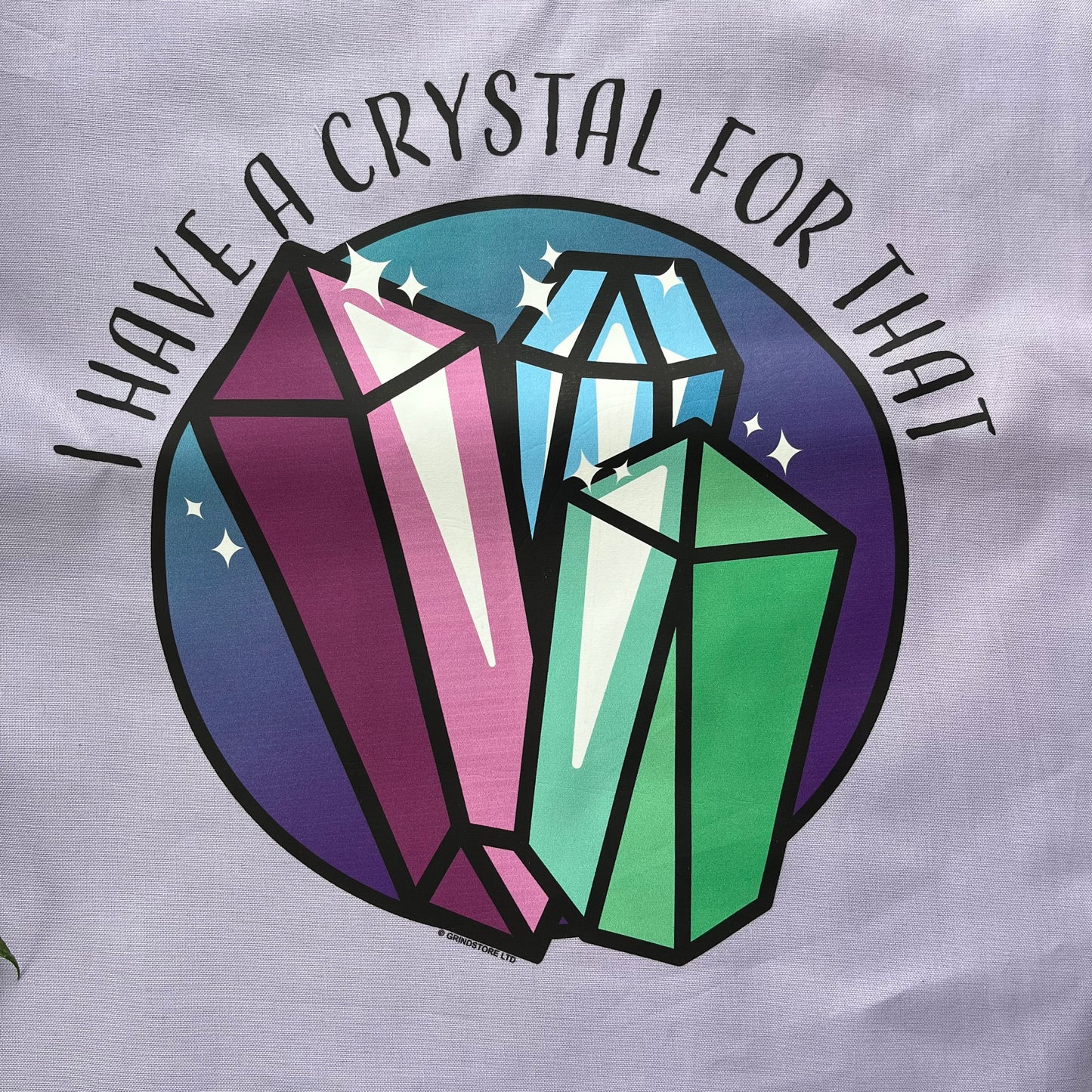 'I Have A Crystal For That' Lilac Tote Bag