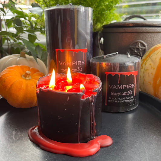 Vampire Tears Pillar Candle Small 7.5cm