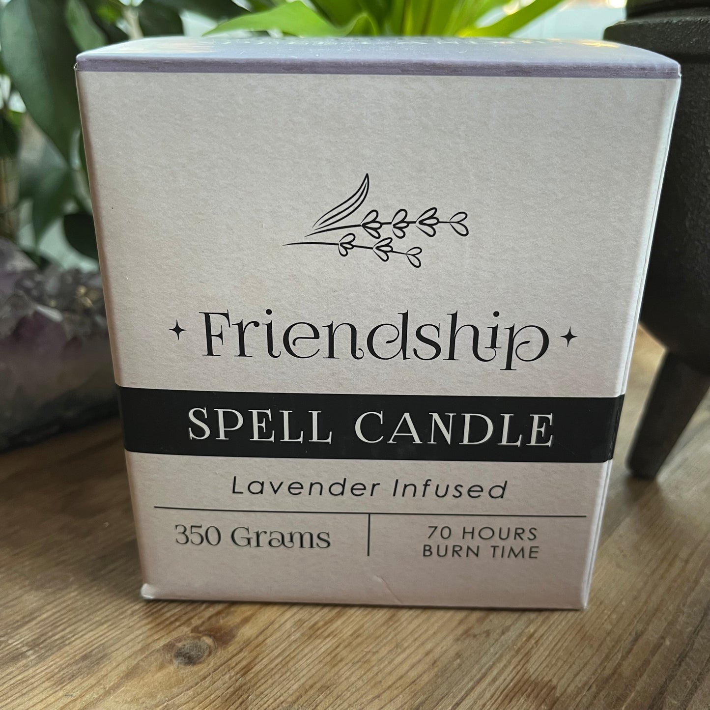 Lavender Infused Friendship Spell Candle