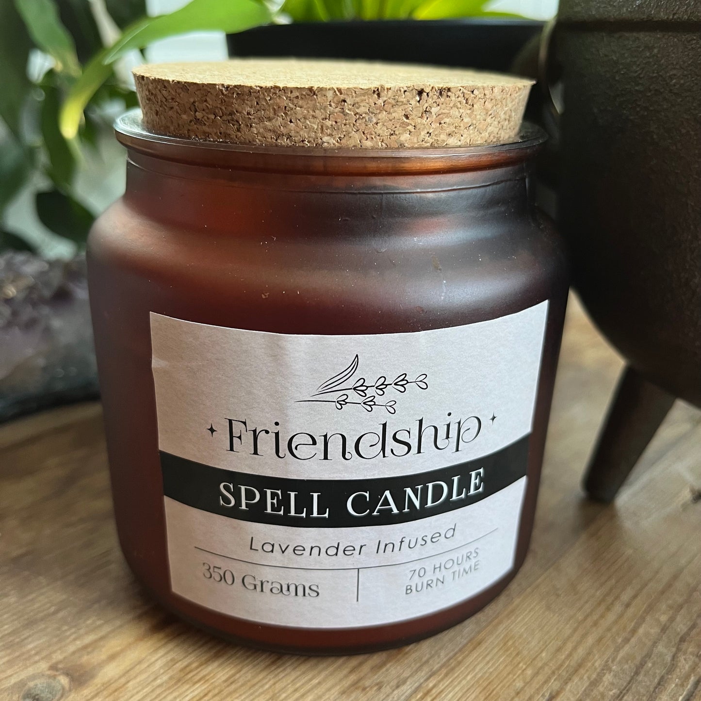 Lavender Infused Friendship Spell Candle