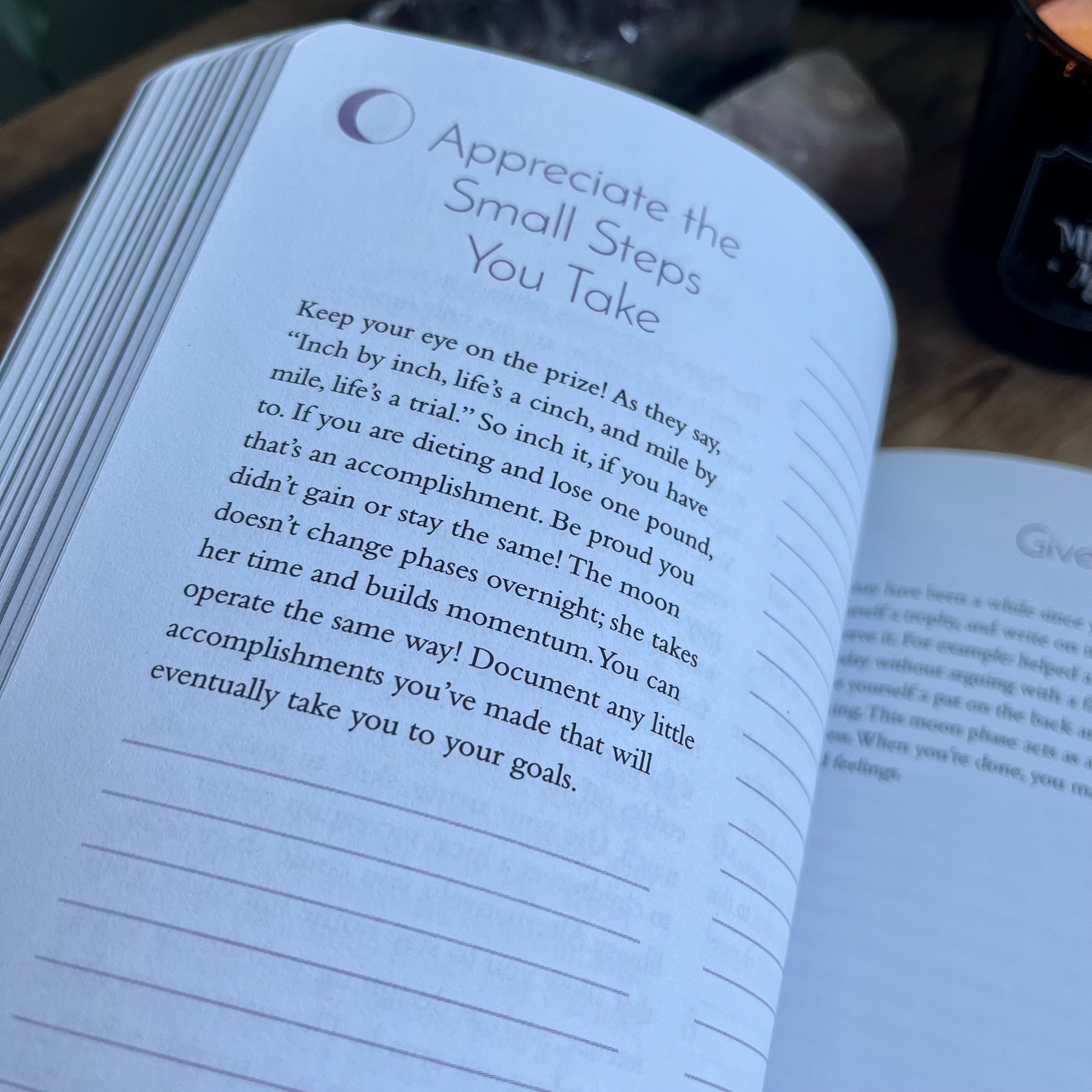 Peek inside Moon Spells Journal I