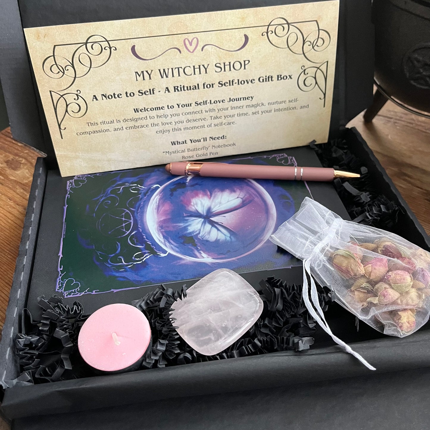 Note to Self: A Ritual for Self-Love Gift Box - Letterbox Gift