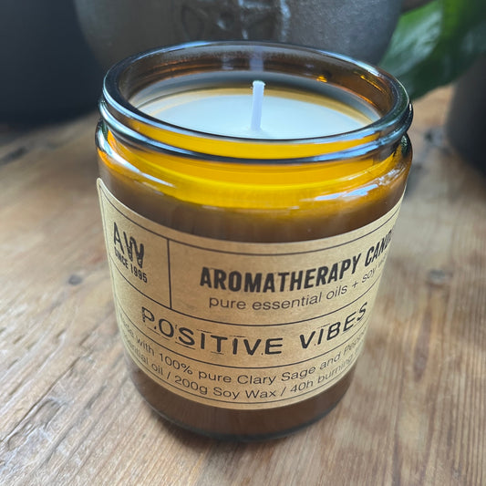 Positive vibes aromatherapy candle 
