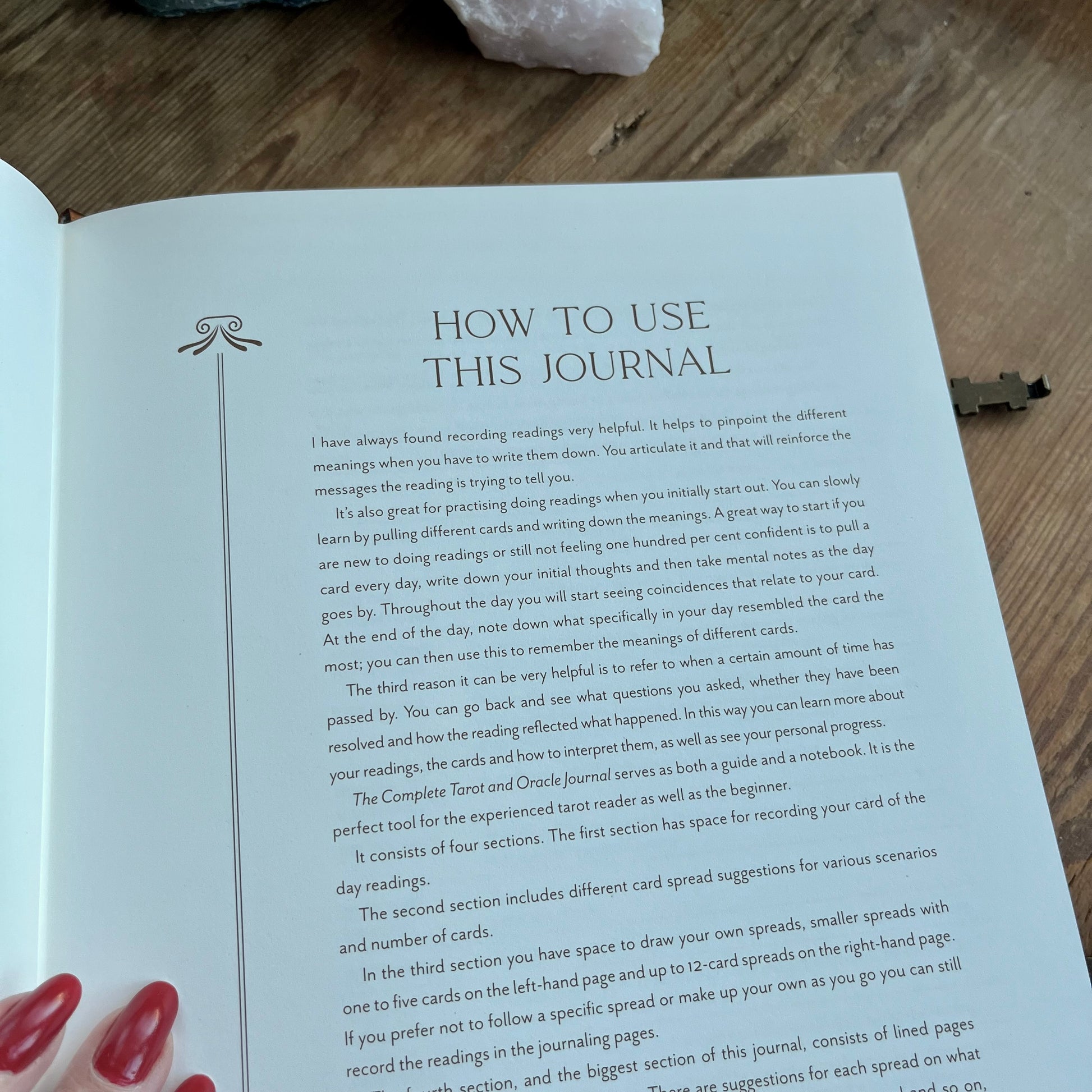 peek inside The Complete Tarot & Oracle Journal I