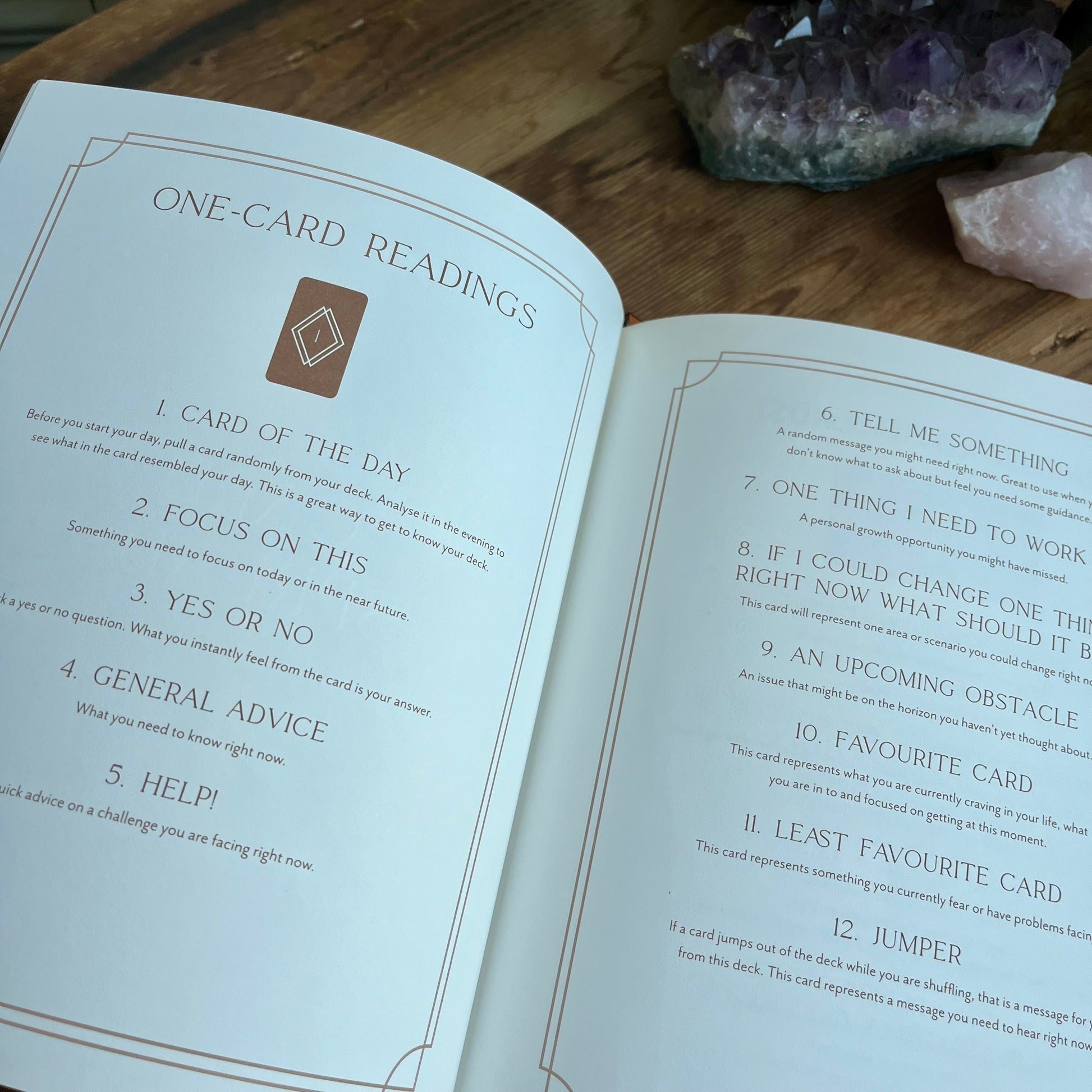 Peek inside The Complete Tarot & Oracle Journal I