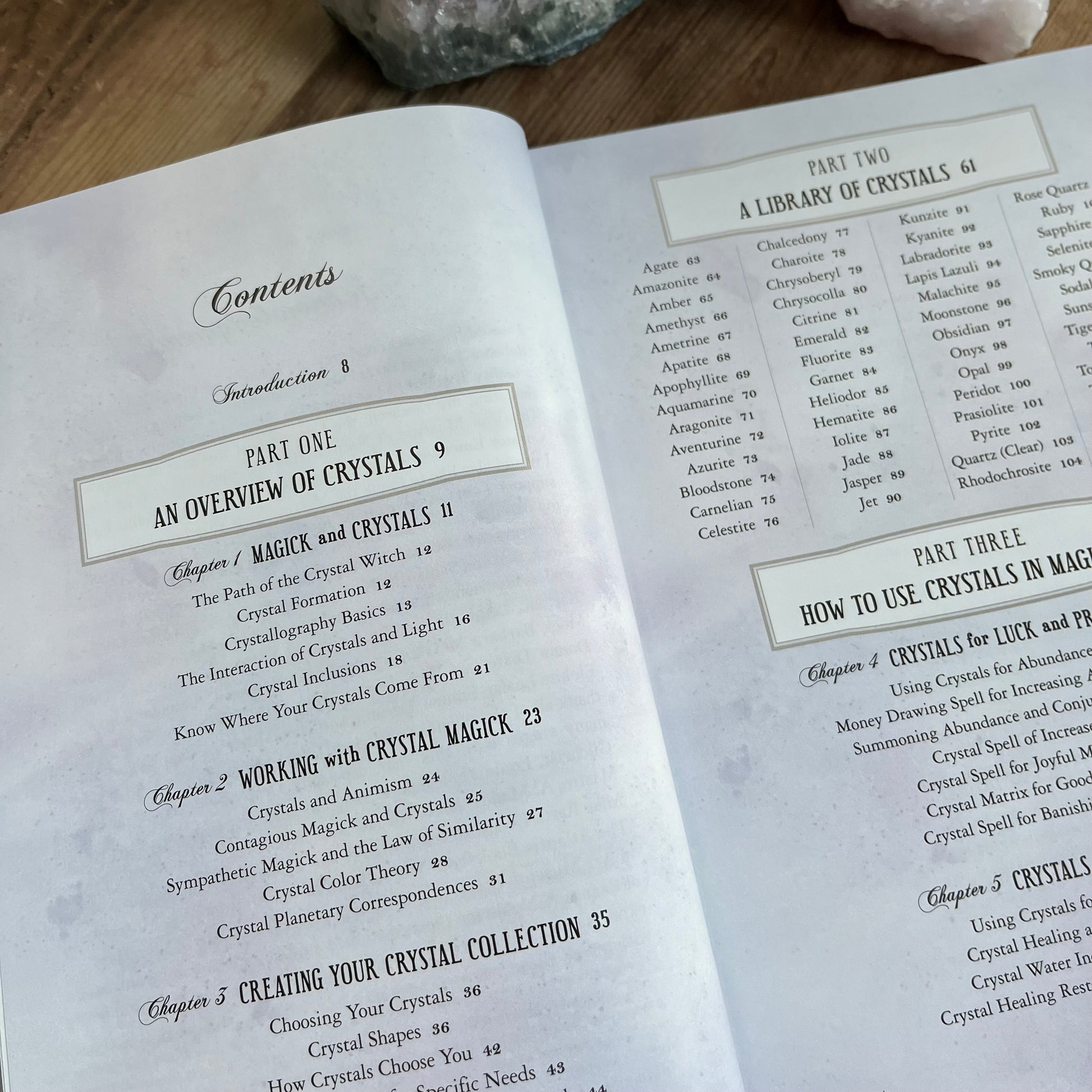 Peek inside The Modern Witchcraft Book of Crystal Magick