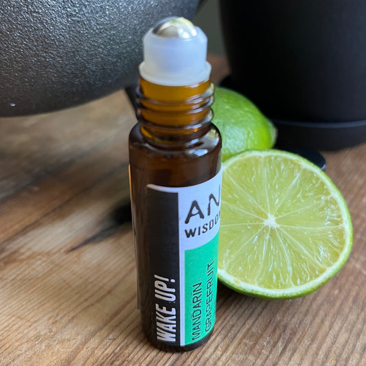 Glass essential oil roller ball to awaken your senses 