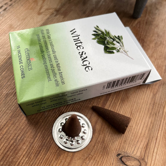 Box of White Sage Incense Cones 