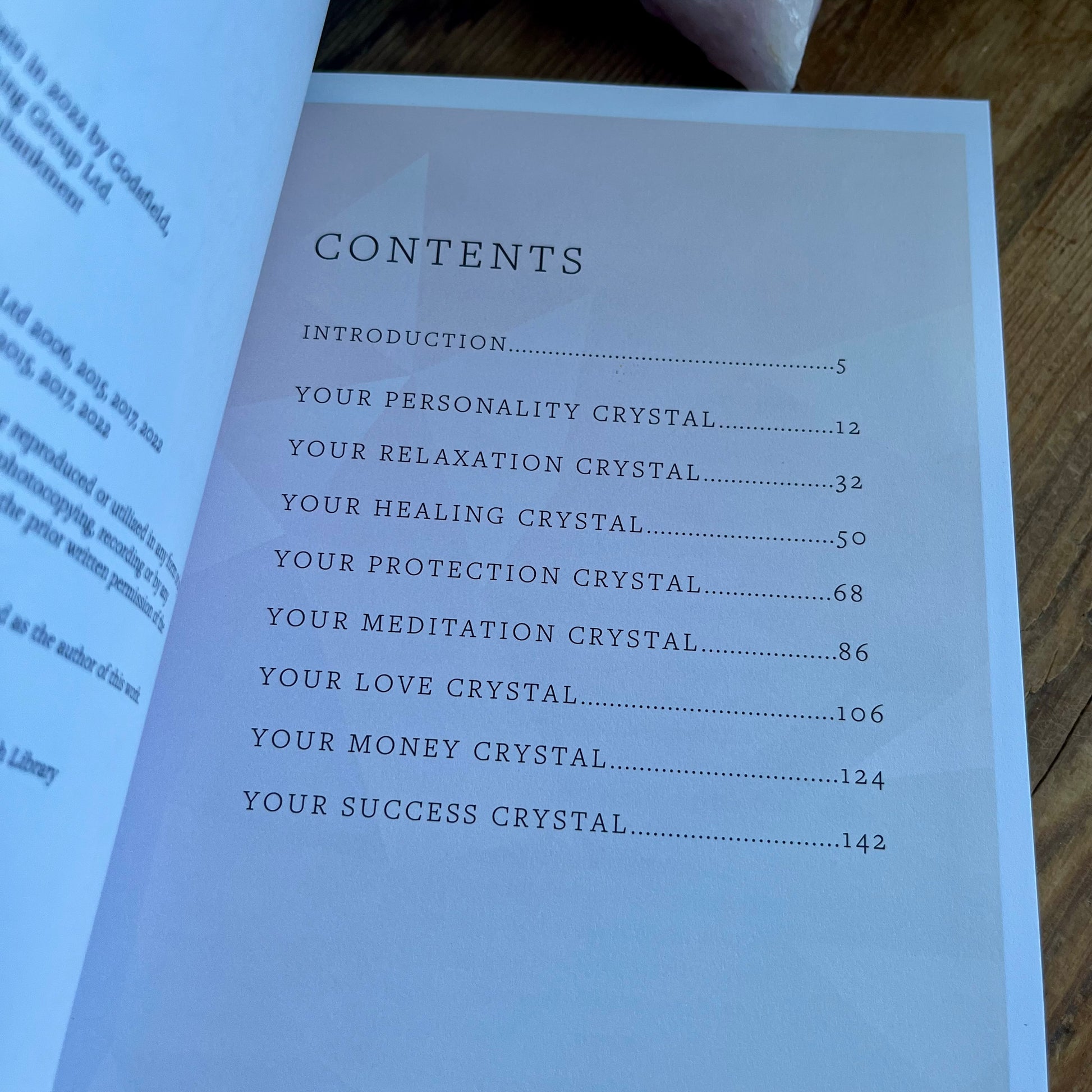 peek inside Your crystals your journey your journal  