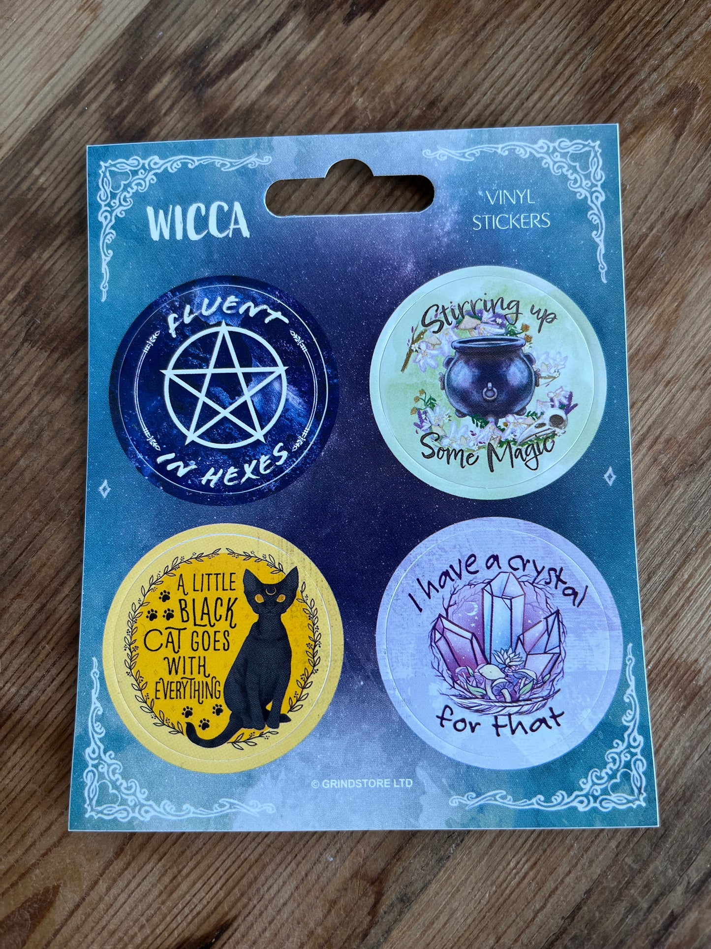 Wicca Vinyl Sticker Set