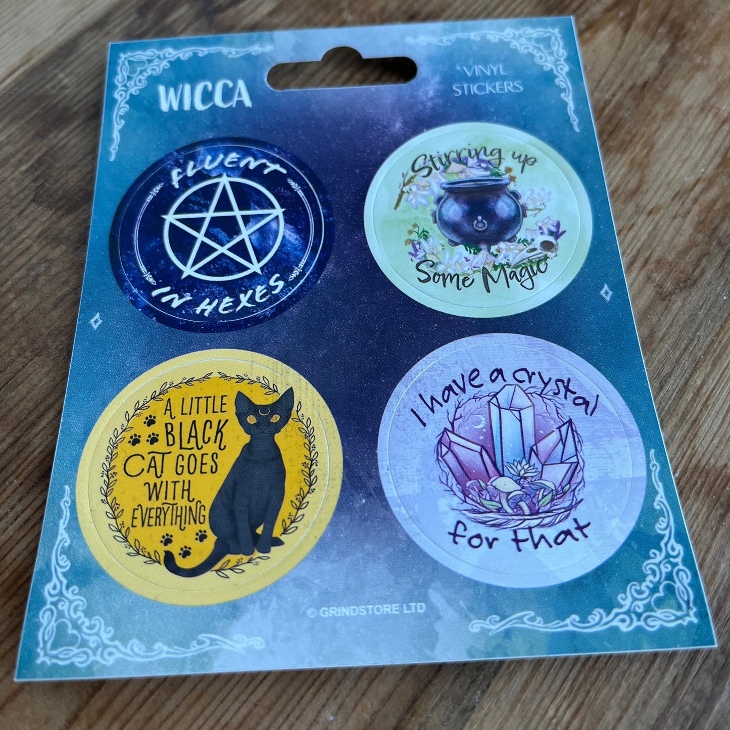 Wicca Vinyl Sticker Set