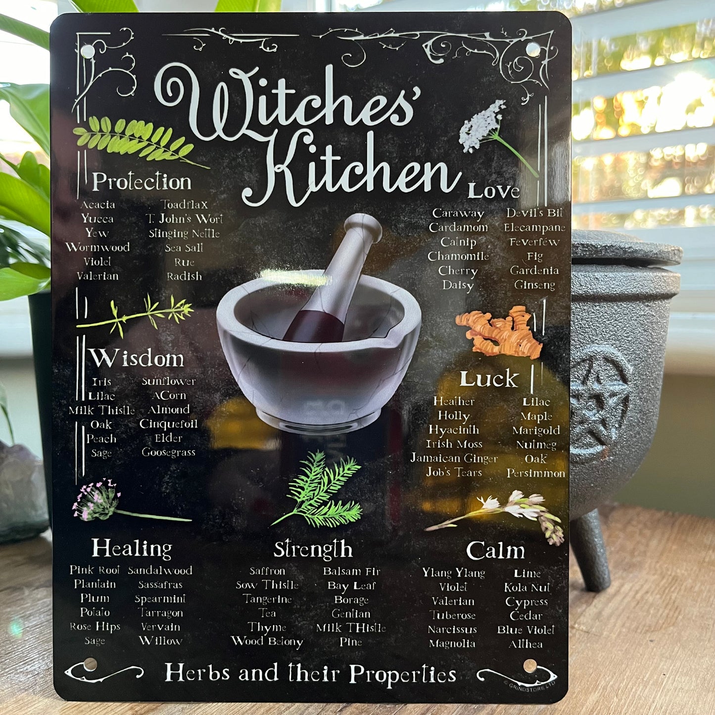 Witches Kitchen Mini Tin Sign